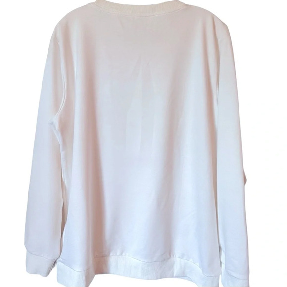 NWOT Women’s Plus Size Long Sleeve Pullover Christmas Sweatshirt - Picture 4 of 5